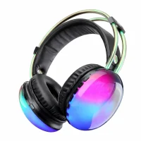 هدفون مخصوص بازی بلوتوثی ارلدام مدل BH90 Cool RGB Lighting Effect